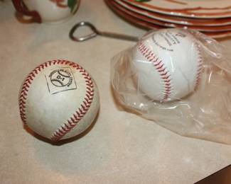 Signed baseball and NOS Baseball