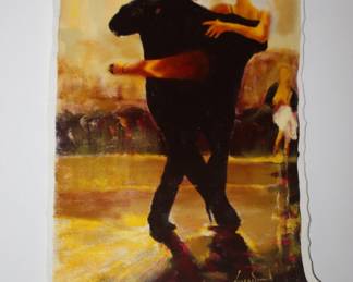 Unframed Oil by Luen Sonno or Sonnd The Dancers