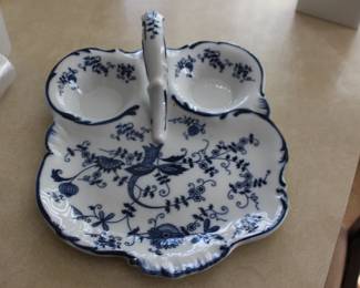 Strawberry Server Cream Condiment Dish