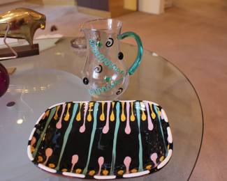 MCM Dish and Pitcher