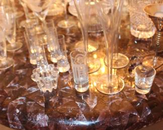 Various Stemware, Cordials, Shot Glasses