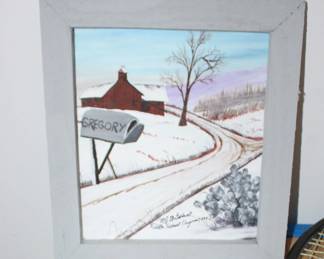 Original Scenic Oil Barn