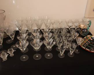 MCM  Dish and Pitcher & McBride Martini, Other Stemware
