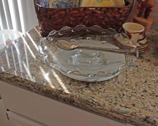 Glass Server Dish, Server Utensil