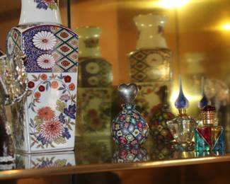 Perfumes and Vase