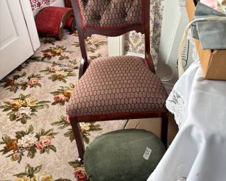 Misc. chair and footrest