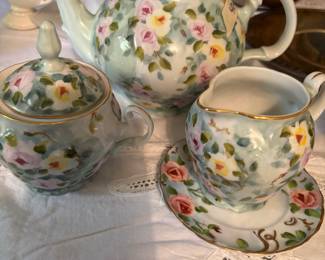 China Painted Tea Set