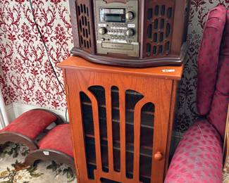 Sheet music stand   Newer radio