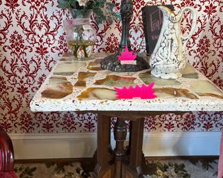 Eastlake table with modified top