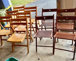 Wooden Folding Chairs 