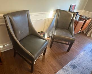 Restoration Hardware Leather Chairs 