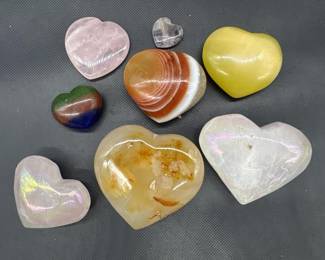 Polished Stone Hearts