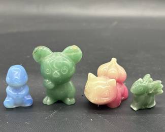 Polished Stone Pokemon Figures