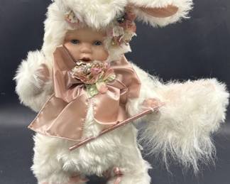Baby in a Bunny Suit Collectible Doll
