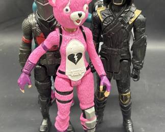 (3) Fortnite Action Figures, as pictured