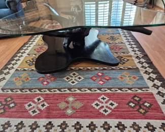 Side view custom hand hand coffee table.