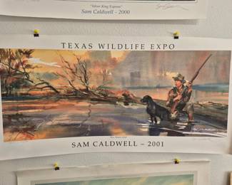 Artist proof "Texas Wildlife Expo" Sam Caldwell 2001