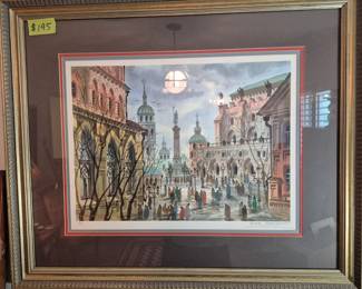 Anatole Kryasnyansky artist's proof "Streets of Rome"