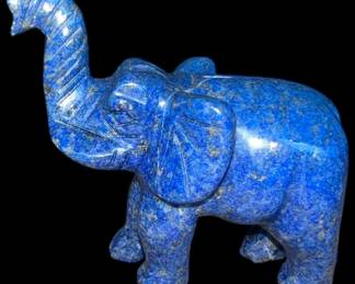HandCarved Lapis Lazuli Elephant 