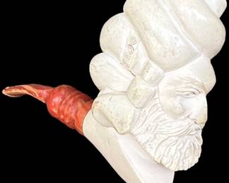 HandCarved Meerschaum Sultan Pipe 
