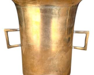 Vintage Solid Brass DoubleHandled Vase Cup 