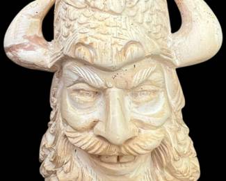 Koncak Carved Meerschaum Viking Pipe 