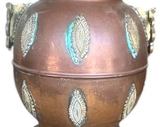 Antique Copper and Brass Urn 