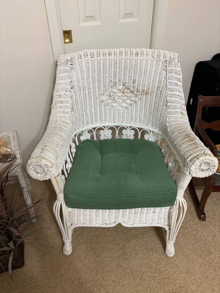 Antique Wicker Chair