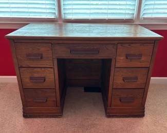 Antique Oak Desk-Available for Presale $95