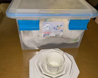 Entire set of Johnson Brothers white china