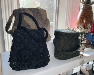 Vintage, beaded, women's, accessories, handbags, 