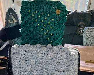 Crochet bags,  bobble stitch,  exquisite,  women's, accessories 