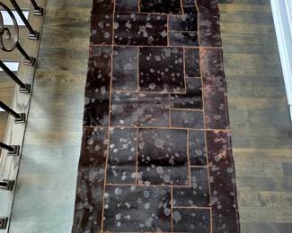 Cow Hide rug, 3 matching