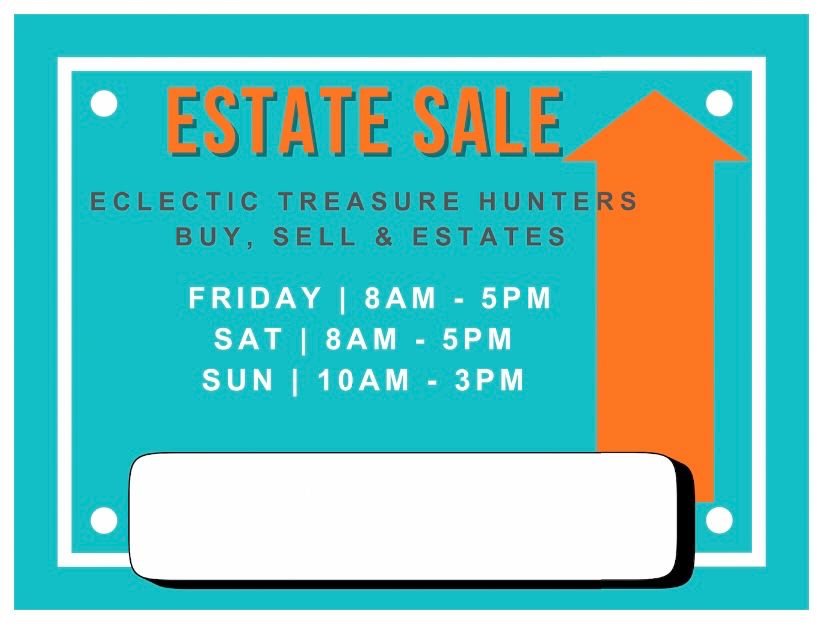 Follow our Estate Signs to the best Estate Sale in Wisconsin this weekend! You won’t want to miss it!