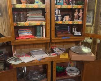 Vintage 1950’s - 1970’s cookbooks!  Flower vases and everything 1960’s that every homemaker could have ever dreamed of!