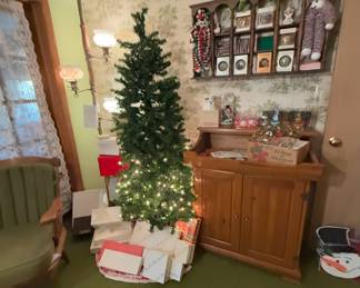 Oh VINTAGE Christmas!  We will be uploading more photos of this room this week.  It is overflowing with unique and one a kind VINTAGE Christmas finds!!