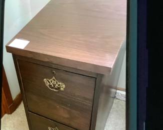 Wood file cab. 20 dove tail