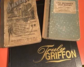 vintage books and older Griffon yearbook
