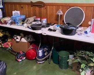 Bissell Spot Bot, portable air tank, Hyper Tough weed eater