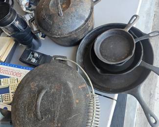 Bulk cast iron $100
I added another pot not shown that's included
