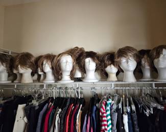 I was thinking of hosting a party at my house if these wigs don't sell, where everybody has to pick a wig when they walk in and then we do shots