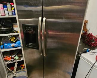 G.E side by side fridge $300.00