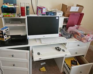 And because people are slobs and they don't clean up after themselves after going through my stuff. This desk Only $50 on Sunday