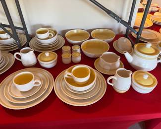 Vintage Franciscan heritage dinnerware Sold in five piece sets
