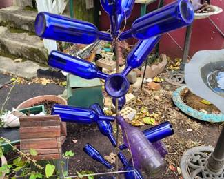 Bottle Tree , an African cultural tradition for keeping away evil spirits