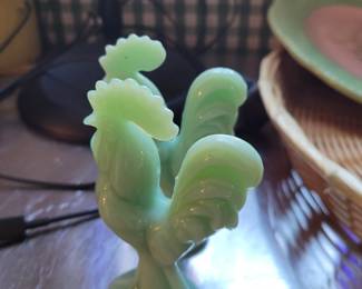 Jadeite Vintage Roosters
