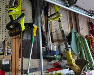 Many garage items