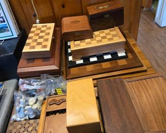 Checker and chess boards