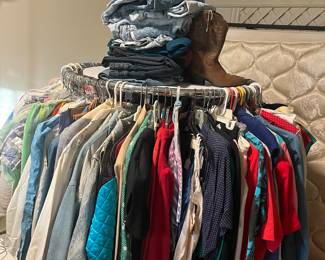 LOTS of vintage clothing 