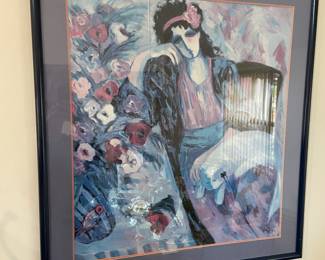 "Woman Sitting" Artist Barbara A. Wood